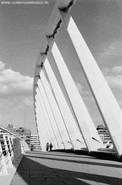 La Peinta Bridge.  Santiago Calatrava, Designer.  Photograph by Jaunvi Carrasco.
