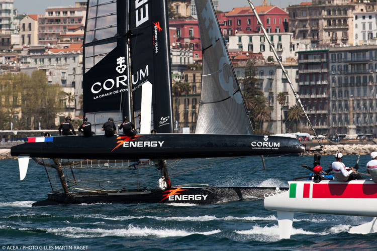 Wednesday practice racing in Naples, Italy, for ACWS starting Thursday. Photo:©2013 ACEA/Gilles-Martin-Raget