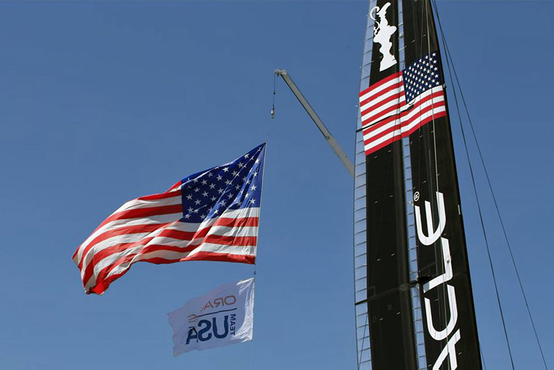 Oracle Team USA's Second AC72 America's Cup Yacht &nbsp;Photo:©2013 Chuck Lantz