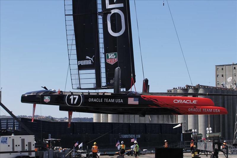 Oracle Team USA's Second AC72 America's Cup Yacht &nbsp;Photo:©2013 Chuck Lantz