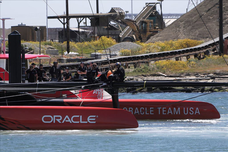 Oracle Team USA's Second AC72 America's Cup Yacht &nbsp;Photo:©2013 Chuck Lantz