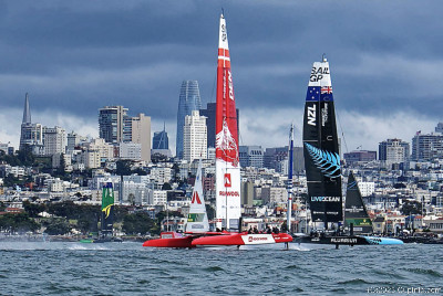 Louis Vuitton Cup - America's Cup - Perth Western Australia (medium format  open edition)