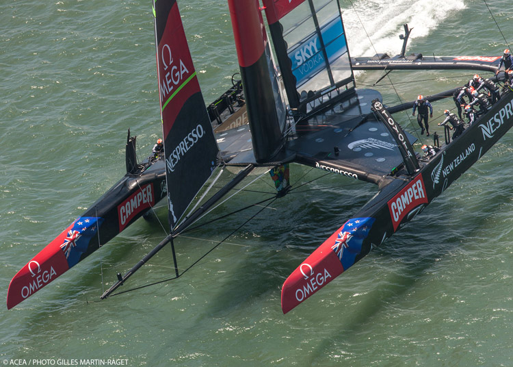 ETNZ AC72 #2.   Photo:2013 ACEA/Gilles Martin-Raget